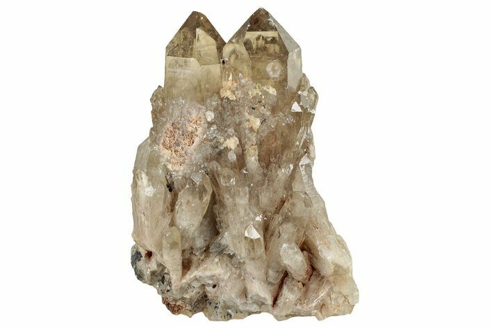 Smoky Citrine Crystal Cluster - Luena, DR Congo #324393